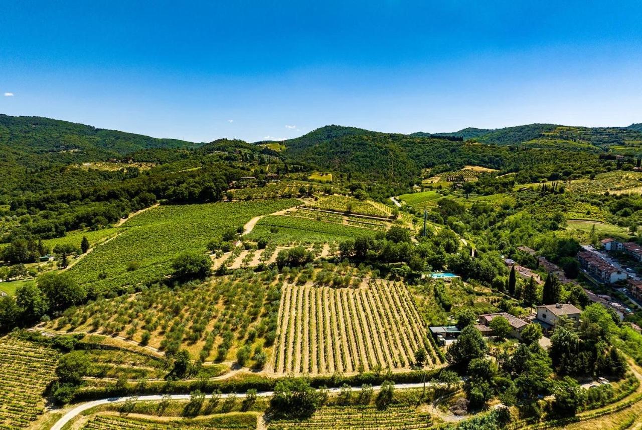 Villa Podere Campriano Winery Greve in Chianti Exterior foto