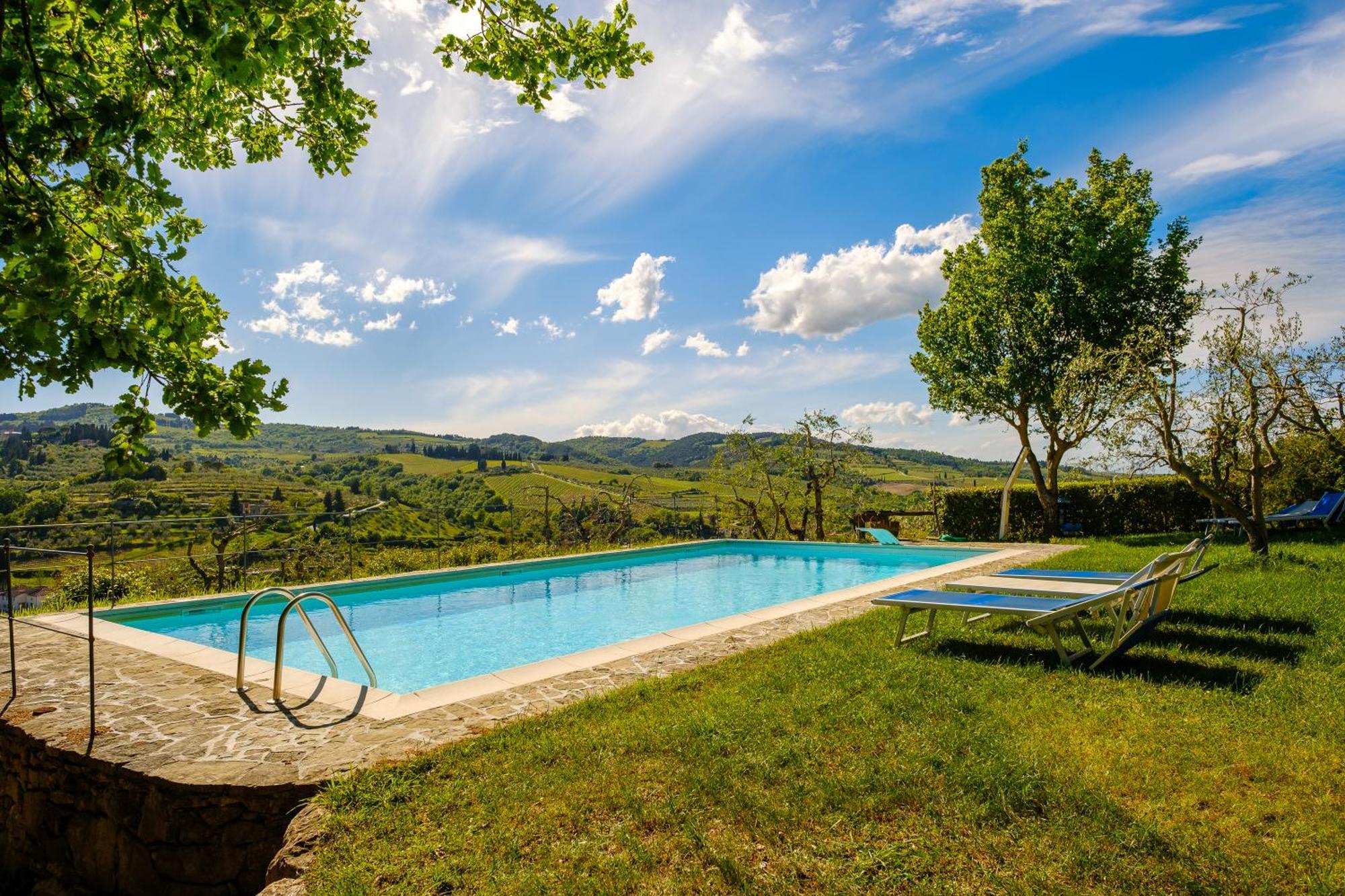 Villa Podere Campriano Winery Greve in Chianti Exterior foto